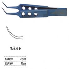 金鐘系線鑷YAA100 11cm 彎（鈦）系結(jié)鑷