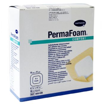 德國保赫曼德濕膚泡沫傷口敷料 PermaFoam Comfort 11x11cm 貨號(hào)：4094085   