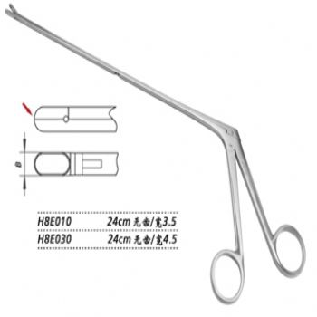 金鐘喉取樣鉗H8E030 24cm 無(wú)齒 寬4.5