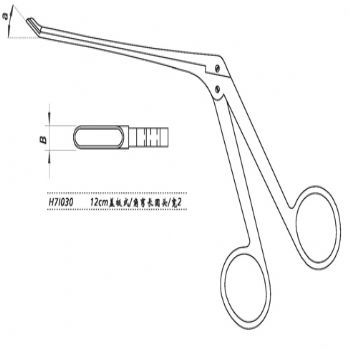金鐘鼻咬切鉗H7I030 12cm蓋板式 上彎30°長(zhǎng)圓頭 寬2