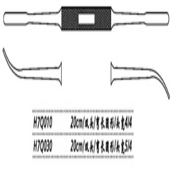 金鐘鼻剝離器H7Q030 20cm雙頭 彎長(zhǎng)圓形 頭寬5/4